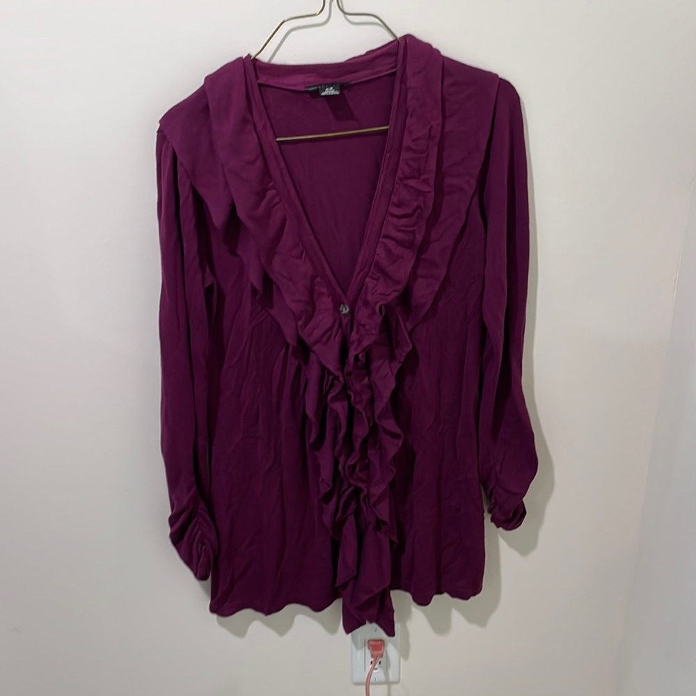 Womens Renaur plum medium sweater